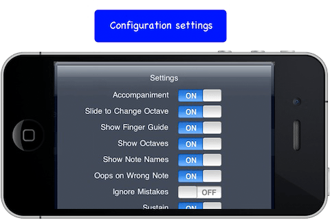 Lots of configuration options